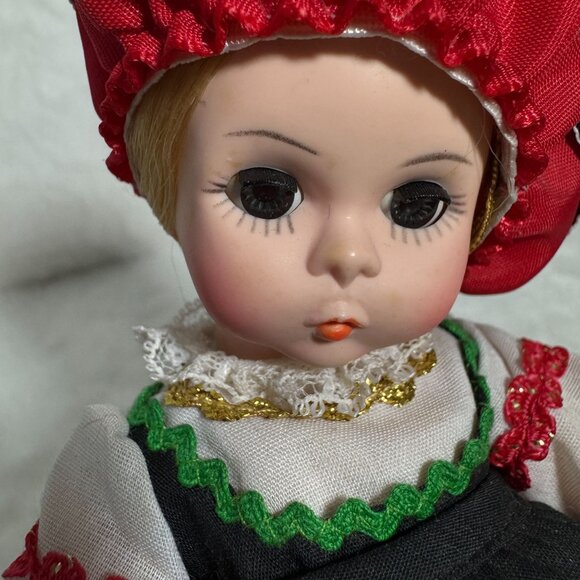 Madame Alexander "Finland" Little Women Doll 8" Black Dress Holiday Collectible - Picture 7 of 7